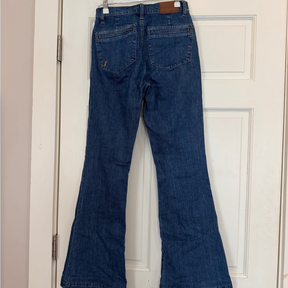 Madewell x Daryl K Collab Medium Blue Flare Jeans High Waisted - Picture 3 of 3